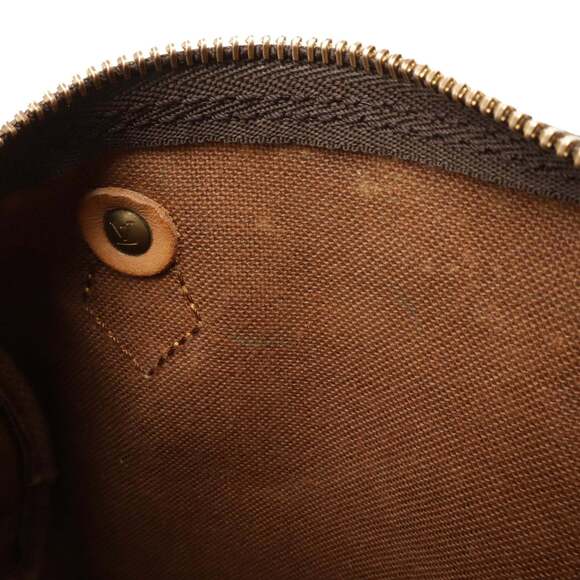 LOUIS VUITTON Brown Monogram Mini Speedy Shoulder Bag - Picture 10 of 10